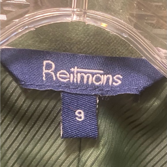 Reitmans Sea Green 2 Button Blazer/Size 9 - Picture 2 of 5